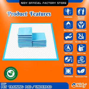 แผ่นรองใช้แล้วทิ้งสำหรับการดูแลสุขภาพทางการแพทย์แผ่นรองที่นอนดูดซับนุ่มแผ่นอนามัยในโรงพยาบาลคลินิก - Product Image 2