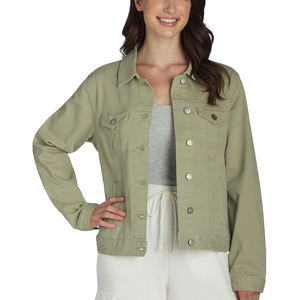 Haute qualité décontracté femmes Denim veste mode décontracté hauts bouton fermeture manteau à manches longues grande taille Denim vestes pour les femmes - Product Image 2