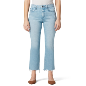 Jeans da Donna Joe's in Denim Blu Chiaro con Orlo Grezzo, Taglio Corto, Taglia 31, Traspiranti e Lavabili, Stile Cargo con Strappi - Product Image 4