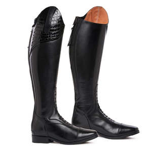 2025 mejores botas largas de cuero Unisex para montar a caballo mejores botas deportivas de cuero para montar a caballo - Product Image 2