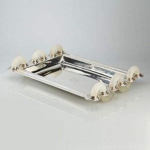 Bandeja de Chocolate de Metal clásica, plato de servicio decorativo para regalo de boda, banquete, fiesta, Hotel, celebración Cultural, uso - Product Image 6