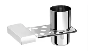 Conjunto de accesorios de Metal para baño, soporte de limpieza Facial, cepillo de dientes, pasta dental, diseño elegante para ducha, decoración del hogar, Hotel, nuevo - Product Image 3