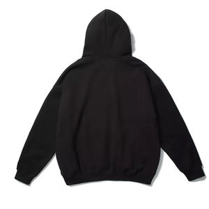 เสื้อฮู้ดสำหรับผู้ชายทรงหลวมมีฮู้ดติดโลโก้พลอยเทียมสำหรับผู้ชายทรงหลวมโอเวอร์ไซส์2025 400ออกแบบได้ตามต้องการ - Product Image 4