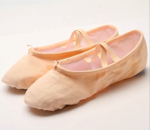 Vente de gros OEM de chaussures de danse de ballet souples jetables pliables roses de qualité supérieure pour femmes et filles - Product Image 4