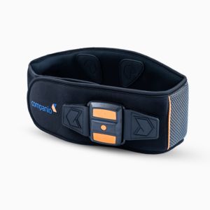 Ceinture de thérapie TENS portable pour soulager les douleurs dorsales, masseur à impulsions rechargeable, intensité réglable, contrôle de la durée, taille unique - Product Image 1