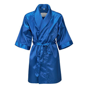 Batas de boxeo de alta calidad de color azul Logotipo personalizado Ropa de entrenamiento Batas de boxeo Nuevo estilo Gimnasio Ropa DE LUCHA Bata DE BOXEO - Product Image 1