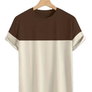 Nouveauté T-shirt décontracté pour homme avec logo personnalisé Impression numérique Confortable extensible Motif uni disponible - Product Image 1