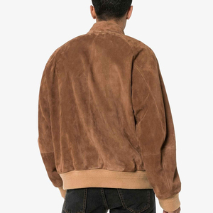 Men's Slim Fit Leather & <b>Suede</b> Winter <b>Jacket</b> Eco-Friendly Waterproof - Product Image 4