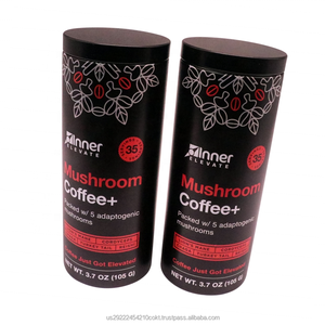 Wholesale Custom Small Round Tin Tea <b>Box</b> Empty Black <b>Metal</b> Can for Loose Tea for Food Candy Cookie Chocolate Storage - Product Image 4