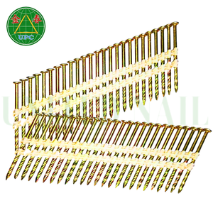 Tira de acero resistente que enmarca los clavos Anillo de poder de sujeción fuerte/Tipo de vástago de tornillo para palé y construcción general - Product Image 1