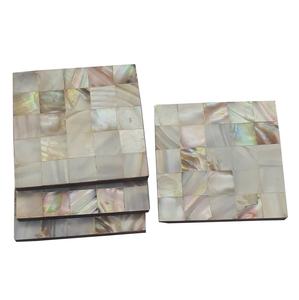 Posavasos de taza de té de piedra Natural antiadherente de madreperla redonda de diseño clásico, posavasos de té al por mayor para el hogar, Hotel y restaurante - Product Image 2