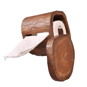 Top tendance Design moderne en bois armoire de salle de bain organisateur de stockage rouleau de papier toilette porte-serviettes support pour usage domestique - Product Image 1