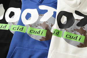 OEM personalizado de los hombres 100% algodón Jersey Sudadera con capucha cómoda y transpirable para el invierno Casual aventuras al aire libre Impresión digital - Product Image 2