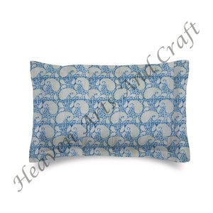Funda de Almohada 100% Algodón con Estampado Étnico Indio de Flores, Personalizable, para Decoración del Hogar u Hotel, Colorida - Product Image 5