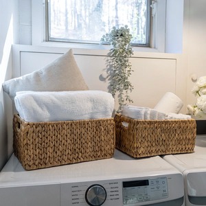 Juego de 2 Cestas Decorativas de Mimbre Happimess, Cesta de Almacenamiento Hecha a Mano, Venta al por Mayor, Ecológica, Hecha en Vietnam - Product Image 6