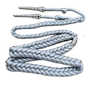 Usine or fil doré épaule Aiguillette cordons uniformes Lamis Industries fait à la main avec des pointes en métal - Product Image 4