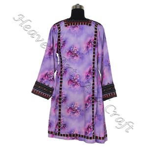 BDR088 Vintage réel Kuchi Banjara bohème tunique haut Vintage bohème du fournisseur indien Vintage broderie à la main bohème - Product Image 4