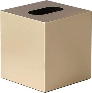 Caja de pañuelos de Metal, caja de pañuelos de Metal con forma personalizada y diseño, elegante y clásico, antiguo, barato - Product Image 5