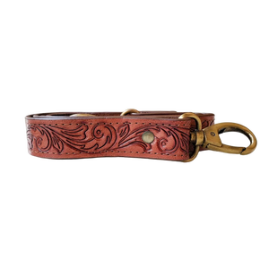 Bolso de hombro de cuero genuino a rayas con estampado de animales bohemio, cierre de cremallera, correa ajustable, bolso de mano duradero ecológico para mujer - Product Image 3