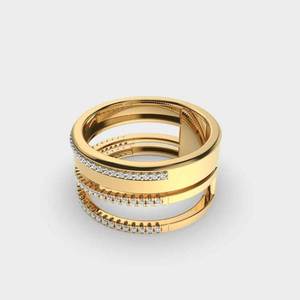 Anillo de compromiso de plata de ley con banda cruzada ejecutiva y diamante de laboratorio de 1.50 quilates con engaste de puntas, joyería fina, regalo para mujer - Product Image 5