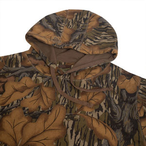 Chaqueta de Camuflaje Vertical para Hombre con Capucha Integrada y Bolsillo Tipo Canguro, Ropa Deportiva Táctica de Caza, Prenda Superior de Alto Rendimiento para Exteriores - Product Image 6