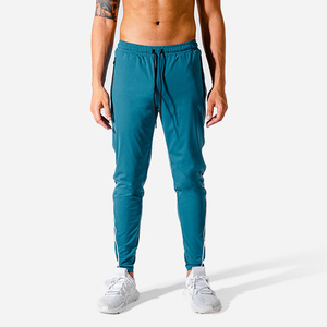 Men's Quick-Dry Elastic Waist Windproof Polyester/Cotton Casual Outdoor Training Sport Long Jogging Workout Trousers - Product Image 4