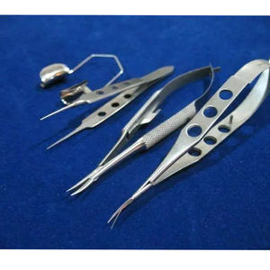 Instrumento Médico Castroviejo, Microinstrumentos Oftálmicos Reutilizables de Acero Inoxidable, Kit Quirúrgico Certificado MOL - Product Image 2