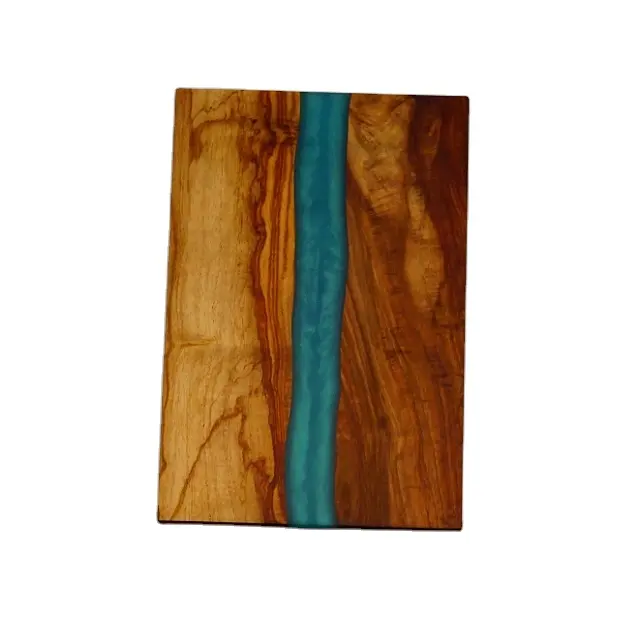 Brilliant Hot Sell Acacia Wood Epoxy Resin Cheese Board Luxury Style Chopping Board Table Decor High Quality Charcuterie Board