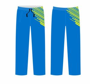 Trajes de jogging de poliéster personalizados de alta calidad para hombres, chándal de retazos acampanados deportivos al por mayor con estilo informal de cintura media - Product Image 1