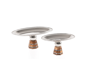 Ensemble de bols de service en aluminium couleur or en vrac de trois tailles différentes - Product Image 4