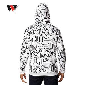 Sweat-shirts à capuche unisexes de haute qualité pour hommes, streetwear, pulls, logo personnalisé sublimé, imprimé uni, polaire coupe-vent - Product Image 5