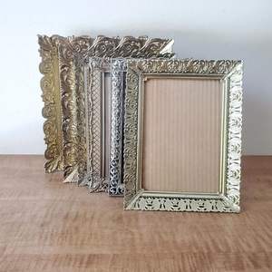 Luxury Designer <b>Metal</b> <b>Photo</b> <b>Frame</b> For Tabletop Interior Decoration With Metallic Shine And Contemporary Appeal - Product Image 3