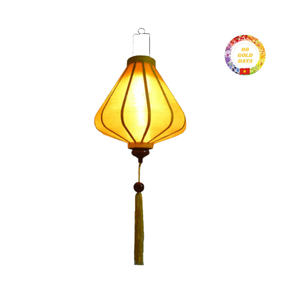 Lanterne en soie d'origine vietnamienne, décoration artisanale pour les festivals et l'usage commercial - Product Image 3
