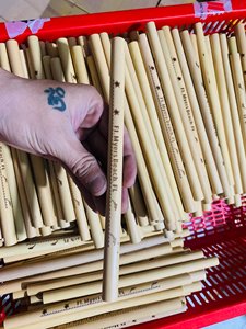 Pailles à boire personnalisées en bambou naturel de haute qualité Paille de bambou réutilisable de haute qualité personnaliser taille basse quantité minimale de commande - Product Image 6