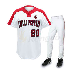 Uniformes de béisbol deportivos de talla grande más vendidos del fabricante superior Logotipo personalizado Impreso Fac-Made Poliéster Lo último en transpirable - Product Image 5