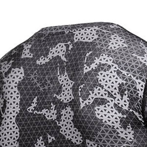 เสื้อเชิ้ตฟิตเนสไซส์ใหญ่พิเศษสำหรับผู้ชายเสื้อรัดกล้ามเนื้อคอกลม - Product Image 4