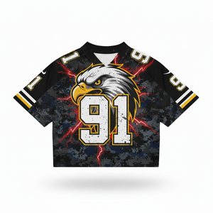 Maillot de football ou de baseball surdimensionné personnalisé avec sublimation, design 3D de loup |   Haut d'uniforme d'équipe pour hommes |   Fabricant de vêtements de sport OEM/ODM - Product Image 4