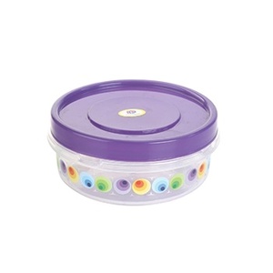 Round Plastic Food Storage Box 750 ml - Product Image 2