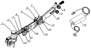Huawei HK-55D automatico portatile tubo di taglio a Gas palmare macchina utensile da taglio con <span class=keywords><strong>il</strong></span> carrello di accensione automatica - Product Image 4