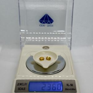 Saphir jaune naturel ovale taillé pierre précieuse traitée thermiquement qualité vive prix de gros bonne couleur jaune - Product Image 4