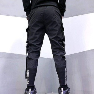 Techwear กางเกงนินจากางเกงคาร์โก้พร้อมริบบิ้นสำหรับผู้ชายกางเกงฮิปฮอปกันน้ำแนวสตรีทแวร์แนวสตรีทแวร์แนวสตรีทแวร์แนวสตรีทแวร์ไซเบอร์พังค์กางเกงคาร์โก้ - Product Image 4