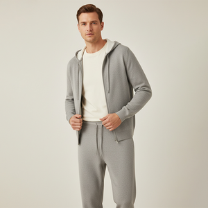 Ensemble survêtement personnalisé pour homme, jogging et sweat-shirt, 100% coton, coupe ample, qualité supérieure, produit OEM, vente en gros 2023 - Product Image 1