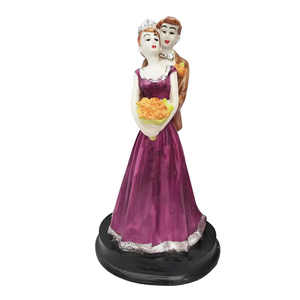 Estatua de resina romántica moderna para pareja, decoración para el hogar y la Oficina, estantería, decoración de escritorio, aniversario, boda, regalos de compromiso para mujer - Product Image 1
