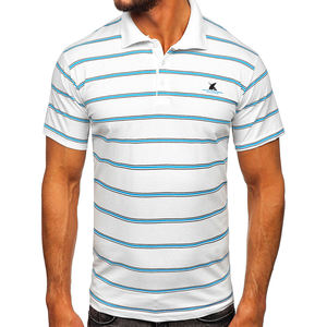 เสื้อโปโลกอล์ฟผู้ชายคุณภาพสูงผ้าถักแบบสมาร์ทปักลายดีไซน์ตามสั่งสำหรับเล่นกีฬา - Product Image 4
