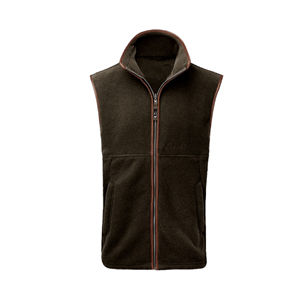 Logo broderie polaire corps plus chaud Gilet hommes tir gilet polaire sans manches plus chaud respirant vestes - Product Image 4