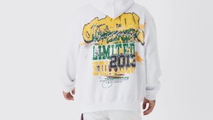 เสื้อสเวตเตอร์มีฮู้ดสำหรับผู้ชายพิมพ์ลาย Dtf เปิดไหล่ผ้าฝ้าย - Product Image 4