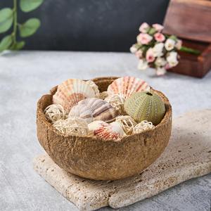 ช่างฝีมือชามไม้สำหรับตกแต่งทำด้วยมือถาดวางตรงกลางแบบชนบทงานธรรมชาติตกแต่งโต๊ะอย่างมีสไตล์เน้นสำหรับตกแต่งบ้านหรือห้องครัว - Product Image 4