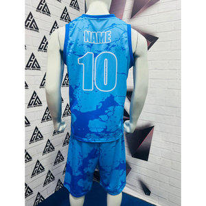 Uniforme de basket-ball sur mesure, prix compétitif, bonne qualité, séchage rapide, 100% polyester, uniformes de basket-ball à vendre - Product Image 2