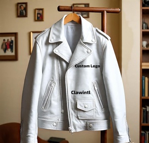 Veste en cuir de mode OEM Fabricant de conception personnalisée Veste en cuir de conception personnalisée de luxe Fabricant de mode - Product Image 1