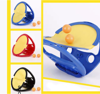 Balle de jouet d'extérieur en plastique ABS jaune Sports d'intérieur Jeux de raquette de squash Lancer amusant Balles de jouet
